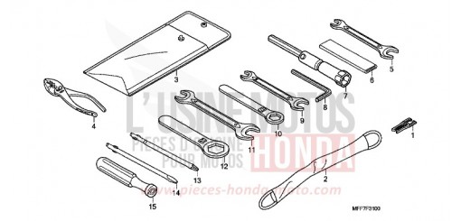 OUTILS XL700VA8 de 2008